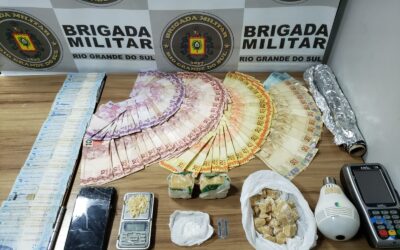 Duas pessoas são presas por tráfico de drogas em Venâncio Aires