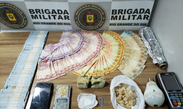 Duas pessoas são presas por tráfico de drogas em Venâncio Aires