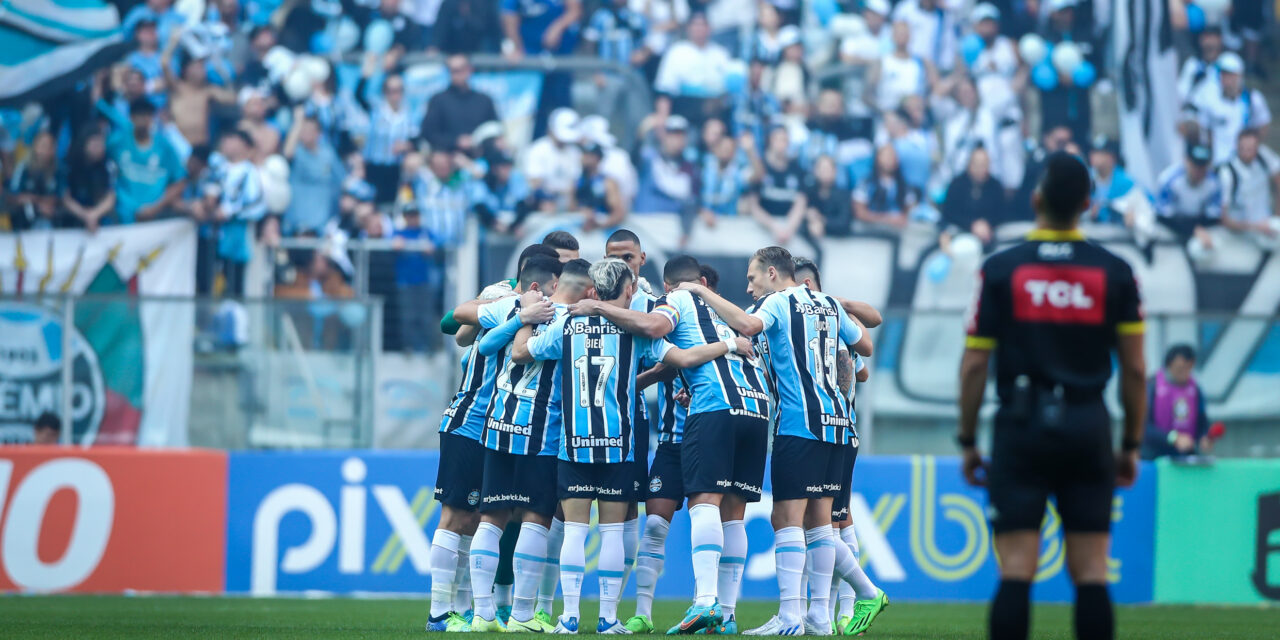 Grêmio divulga lista de relacionados para a partida contra o Criciúma