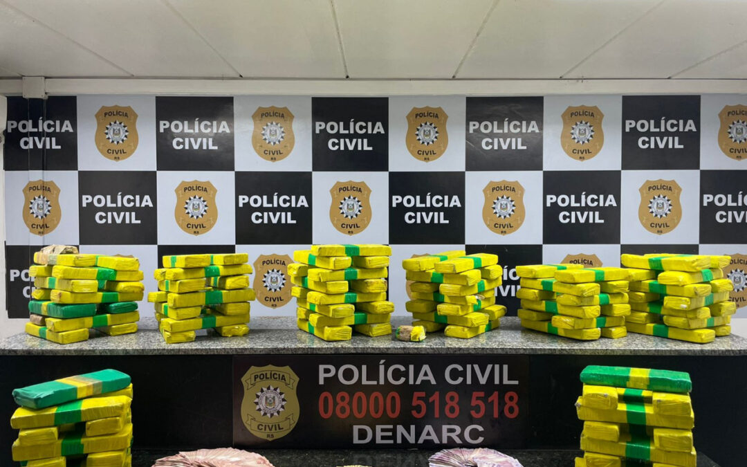 Homem é preso com dez tijolos de maconha e R$ 6,5 mil em Porto Alegre