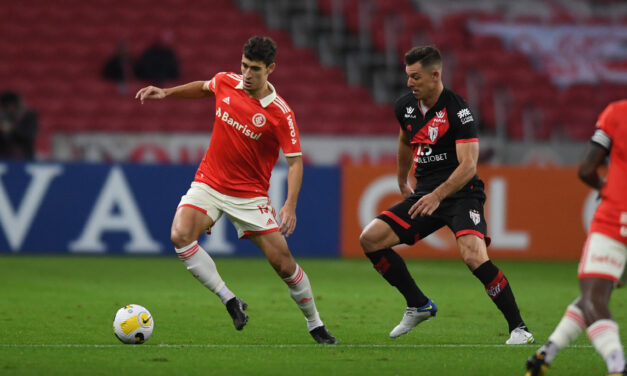 Inter e Atlético-GO empataram em 1 a 1 no primeiro turno; Relembre a partida