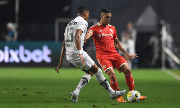 Internacional recebe o Santos pela 29ª rodada; Confira o retrospecto das equipes
