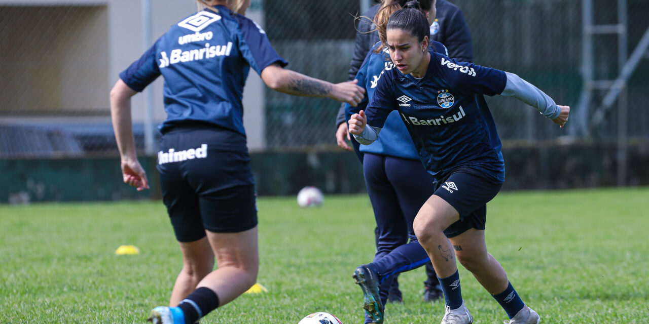 Gurias Gremistas se preparam para o primeiro confronto do Gauchão