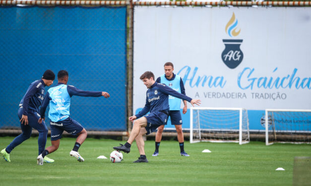 Treino do Grêmio: Thaciano treina separadamente e Ferreira segue lesionado