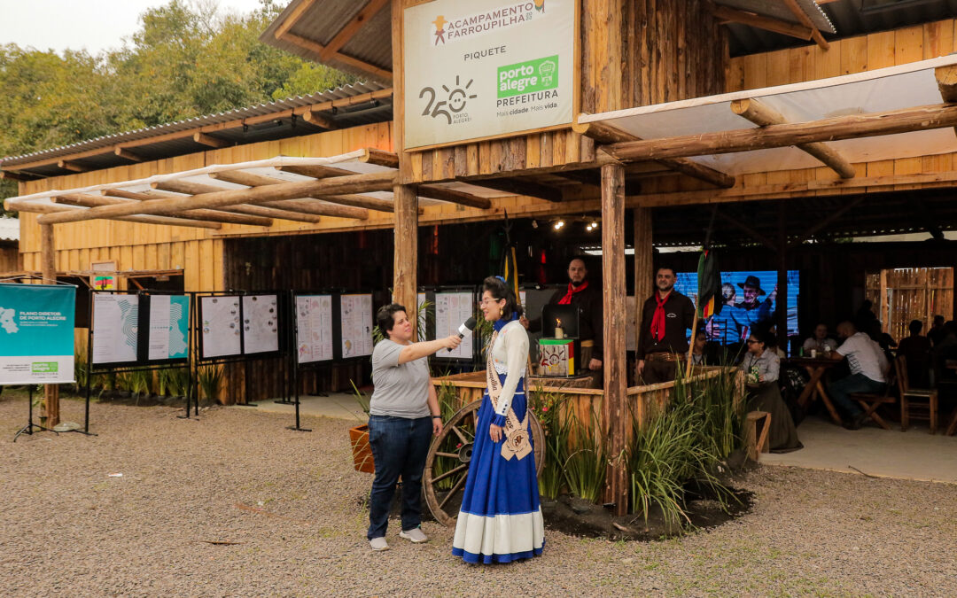 Acampamento Farroupilha terá ponto de vacinação no feriado de 20 de setembro