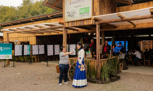 Acampamento Farroupilha terá ponto de vacinação no feriado de 20 de setembro