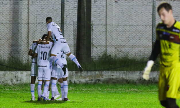 Copa FGF: Grêmio vence Guarani-VA e leva vantagem para o jogo de volta