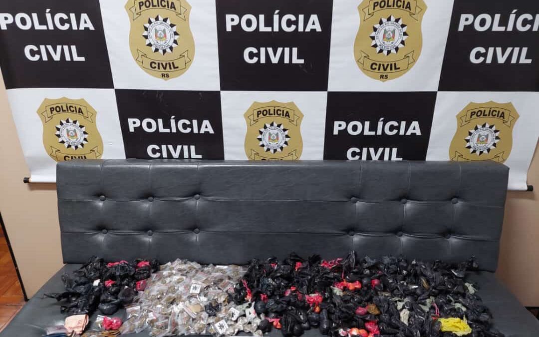 Operação apreende mais de 5,5 mil pedras de crack no centro de Porto Alegre