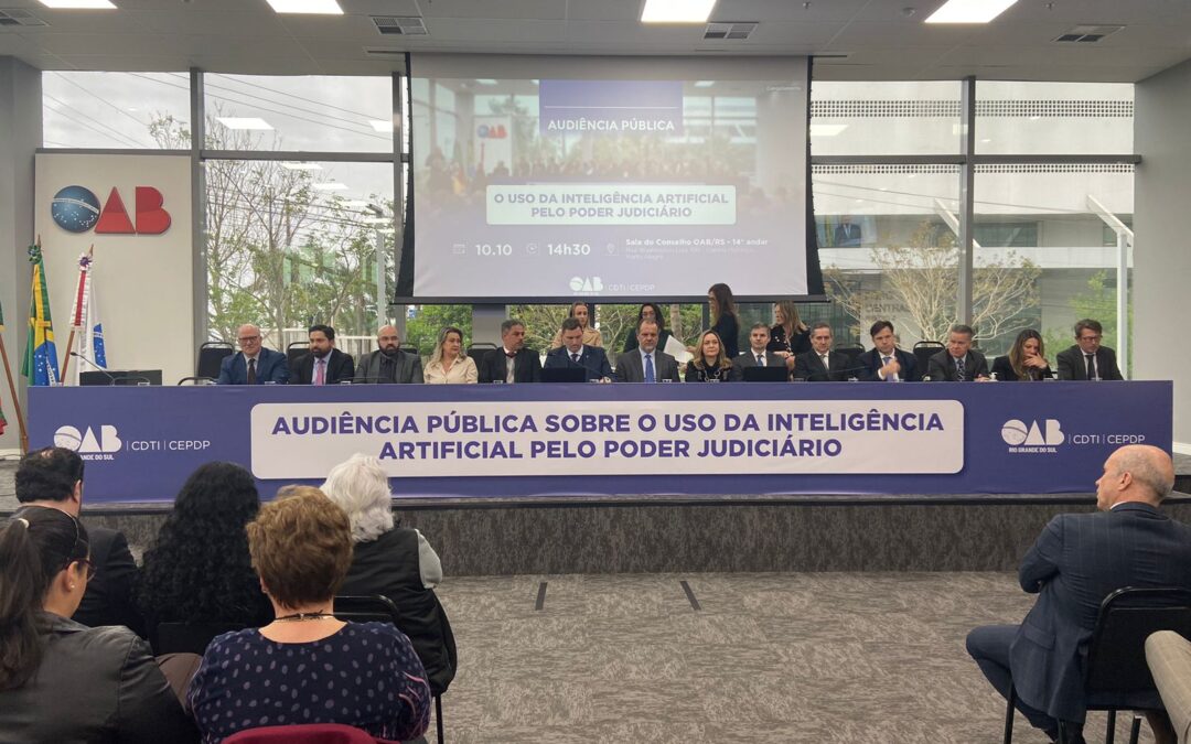 OAB/RS discute o uso da Inteligência Artificial pelo Poder Judiciário