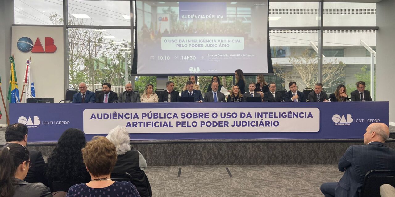 OAB/RS discute o uso da Inteligência Artificial pelo Poder Judiciário