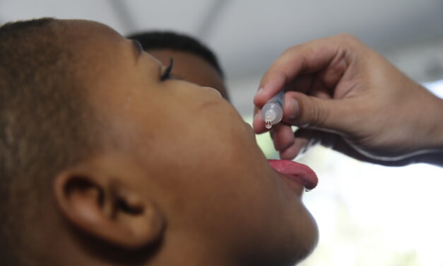 Cobertura vacinal contra a poliomielite está abaixo do esperado no estado