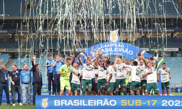 Grêmio perde para o Palmeiras de virada e é vice-campeão do Brasileirão Sub-17