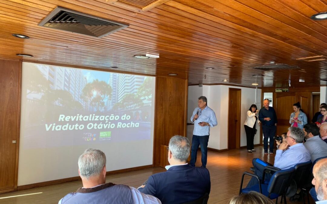 Assinada ordem de início da obra de revitalização do Viaduto Otávio Rocha