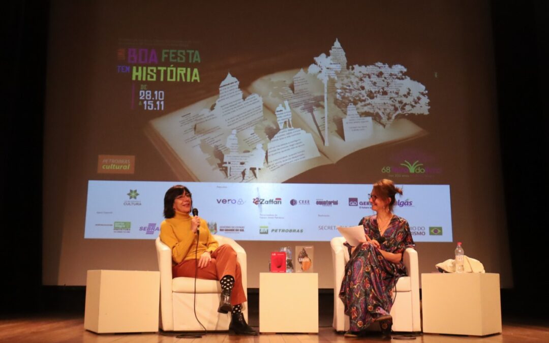 Dama da literatura e Autor norueguês foram os destaques do Sábado na Feira do Livro