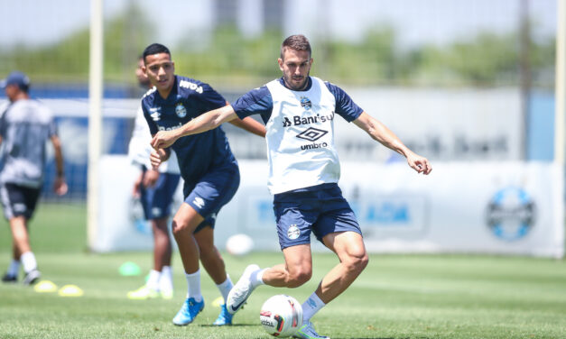 Treino do Grêmio contou com trabalho de força e velocidade