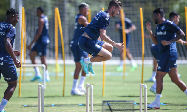 Com atividades físicas, Grêmio finaliza os treinamentos de 2022