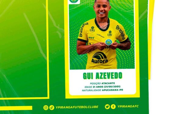 Emprestado pelo Grêmio, Guilherme Azevedo troca o Caxias pelo Ypiranga