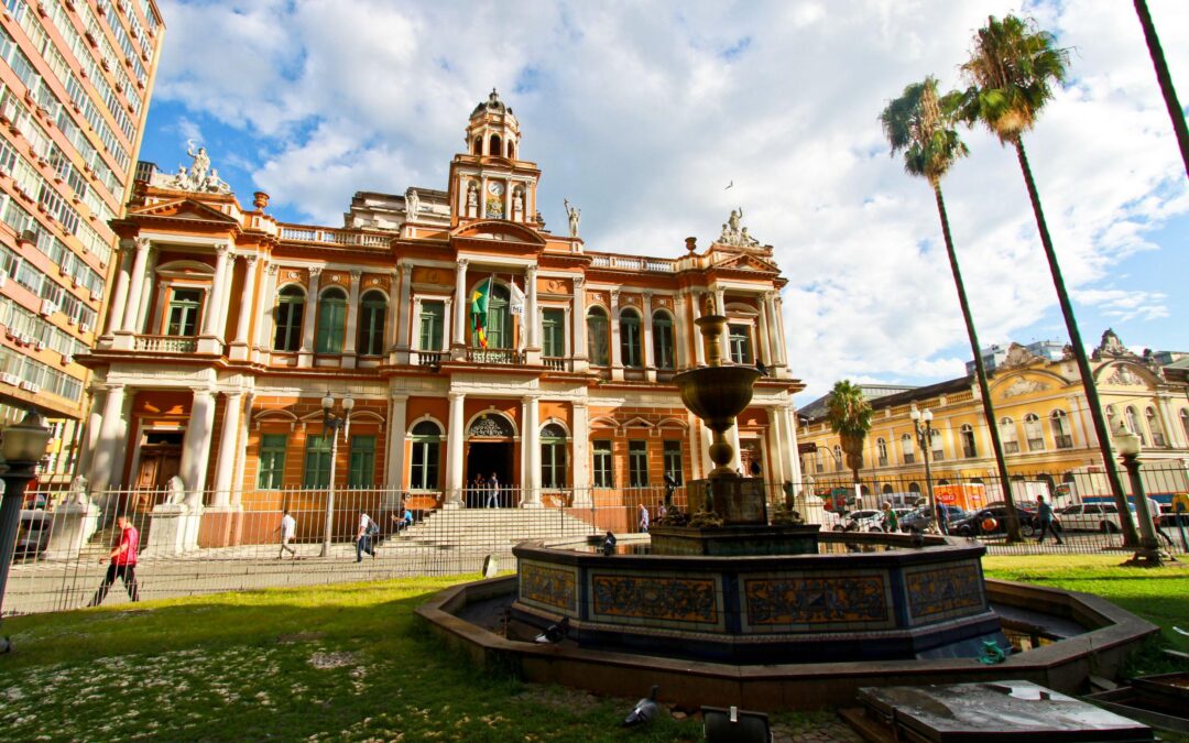 Começa amanha a revitalização da parte externa do Paço Municipal de Porto Alegre