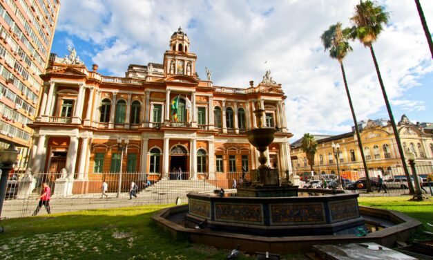 Começa amanha a revitalização da parte externa do Paço Municipal de Porto Alegre