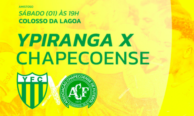 Amistoso: Ypiranga recebe a Chapecoense no Colosso da Lagoa