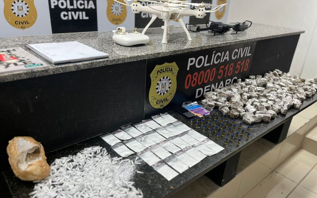 Polícia Civil apreende droga avaliada em R$ 50 mil