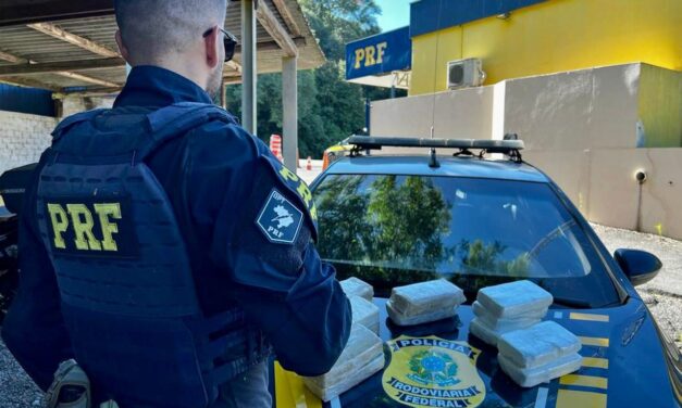 PRF apreende drogas avaliadas em quase R$ 1 milhão em Santa Maria