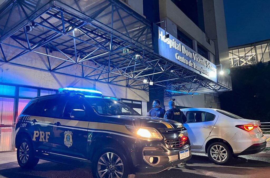 PRF realiza escolta de mulher para realizar transplante em Porto Alegre