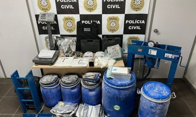 Laboratório de drogas é encontrado pela Polícia Civil em Canoas