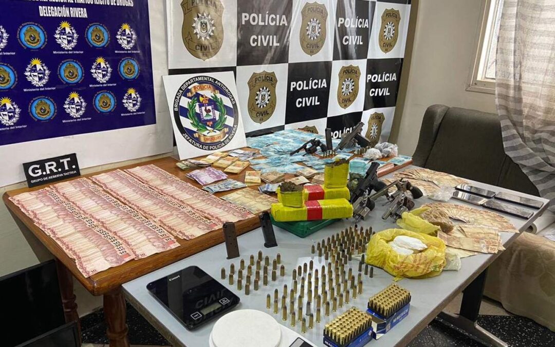 Polícia Civil prende foragido por homicídios no Uruguai
