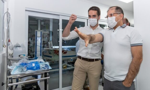 Leite visita obras de hospital e rodovia em Carazinho
