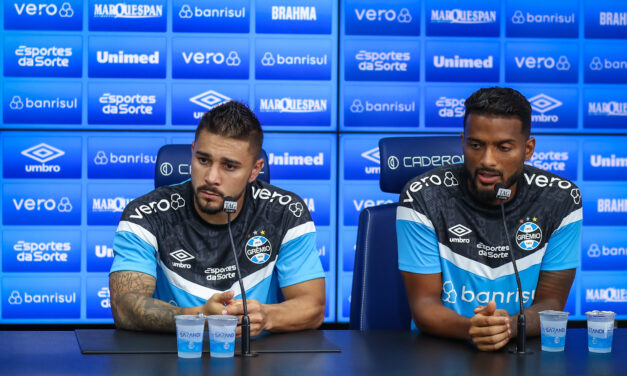 “O adversário que vier vamos enfrentar de igual para igual”, diz Reinaldo, lateral do Grêmio