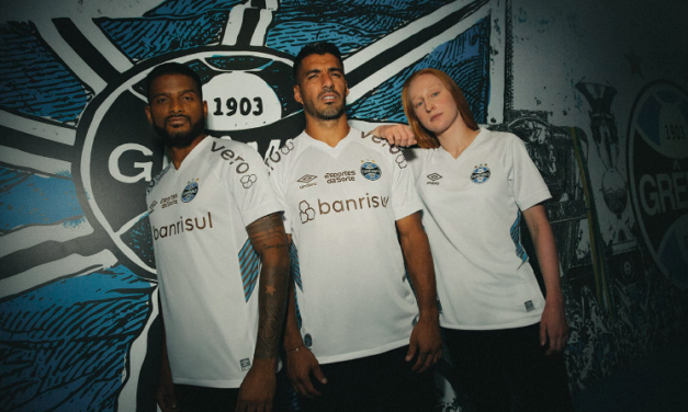Grêmio lança camisa 2 em homenagem ao primeiro uniforme do Clube