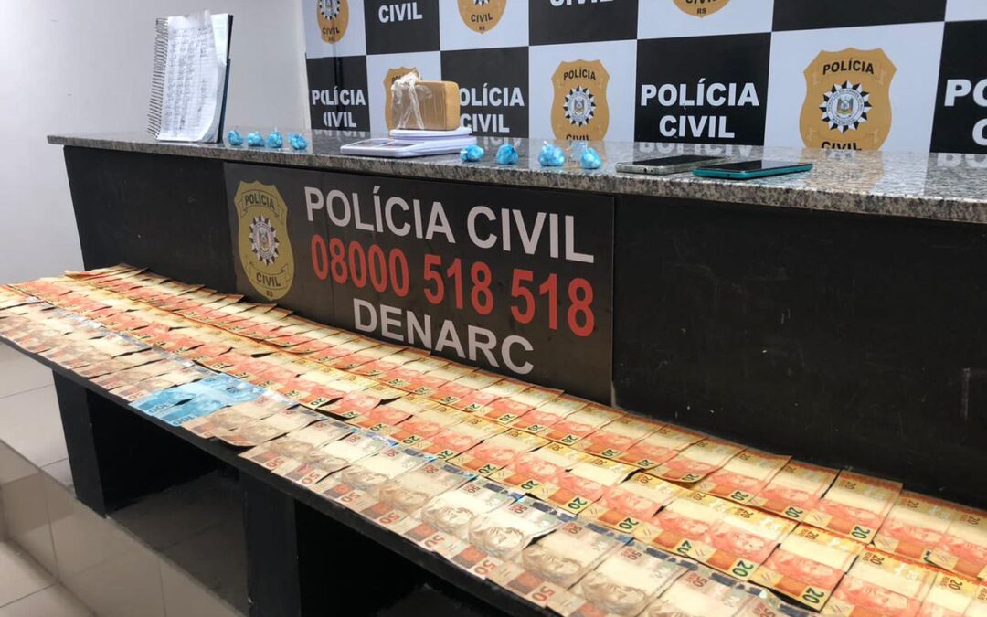 Gerente no narcotráfico é preso em flagrante em Sapiranga