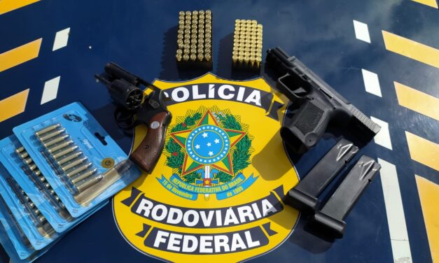 PRF apreende adolescente transportando pistola, revólver e munições em Camaquã