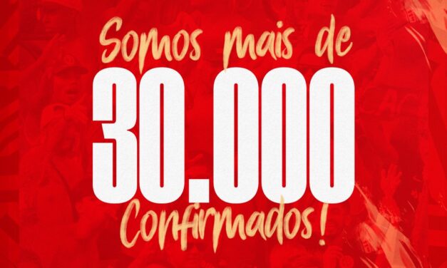 Inter atualiza parcial e tem 30 mil ingressos vendidos para o jogo contra o Flamengo