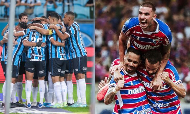 Grêmio e Fortaleza farão duelo de invencibilidades neste domingo