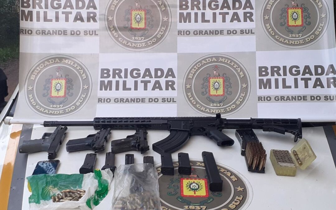 Brigada Militar apreende armamento pelo terceiro dia consecutivo e outro integrante de organização criminosa é preso em Gravataí