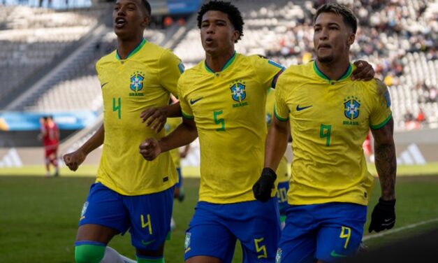 Brasil vence a Tunísia por 4 x 1 e está nas quartas de final do Mundial sub-20