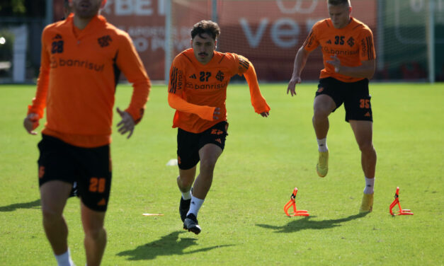 Inter finaliza preparação para jogo contra o Atlético-MG e mantém mistérios no time