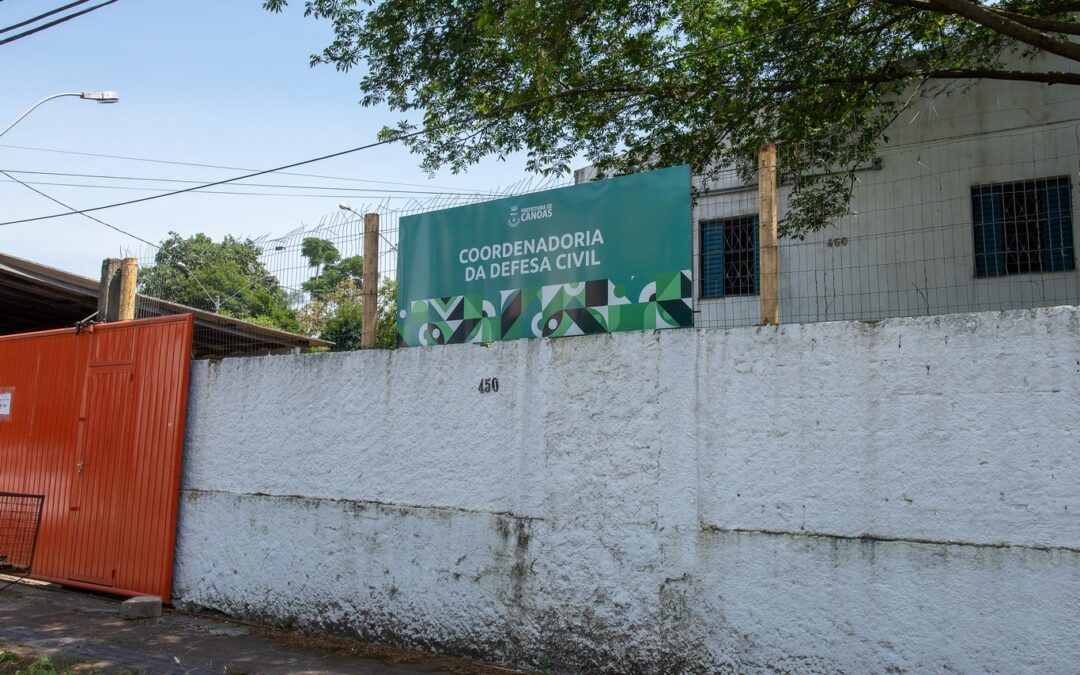 Sede da Defesa Civil estará aberta à comunidade neste sábado em Canoas