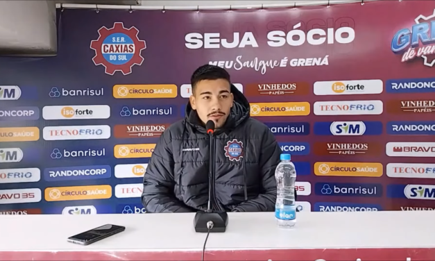 Marlon destaca entrega do Caxias para assumir liderança do grupo na Série D: “garra e luta até o final”