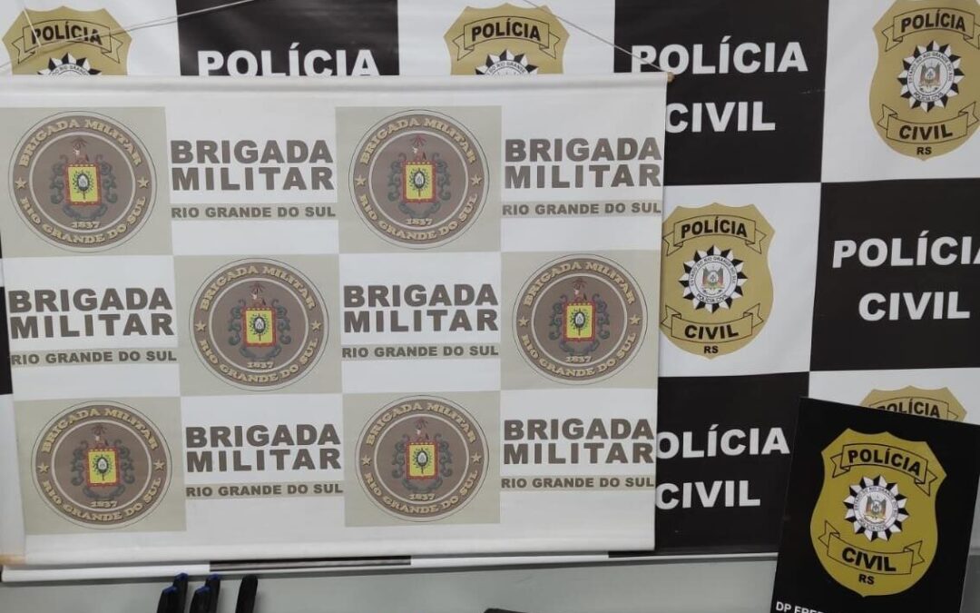 Brigada Militar e Polícia Civil cumprem mandados de busca e apreensão na Fronteira Noroeste do estado