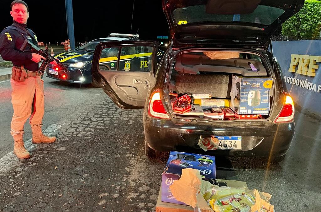 Grupo investigado por furtos em Pelotas é interceptado na BR-116