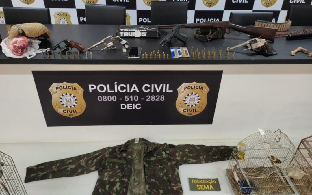 Operação Arapuca da Polícia Civil resgata pássaros silvestres e desarticula esquema de tráfico de animais