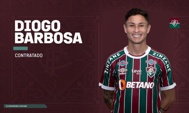 Após rescindir com o Grêmio, Diogo Barbosa é anunciado pelo Fluminense
