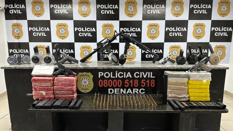 Operação Ciclone apreende drogas e armas de facção criminosa de Porto Alegre