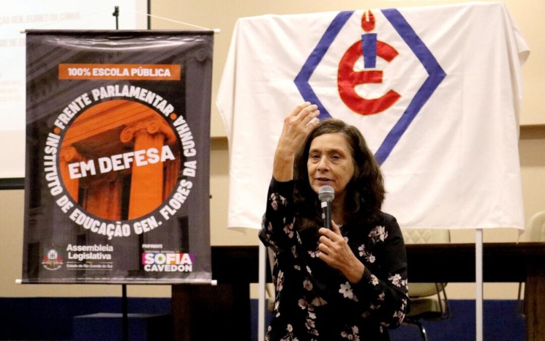 Sofia Cavedon denuncia desvio de finalidade em reforma do Instituto de Educação