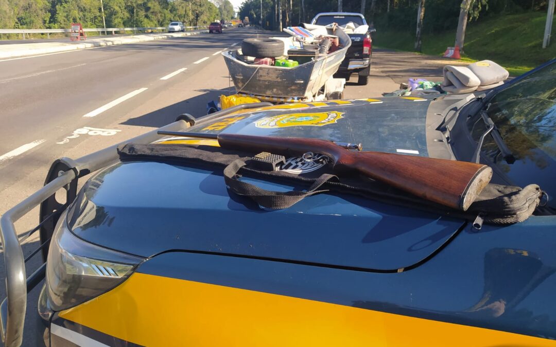 PRF prende homem por porte ilegal de arma de fogo em Montenegro
