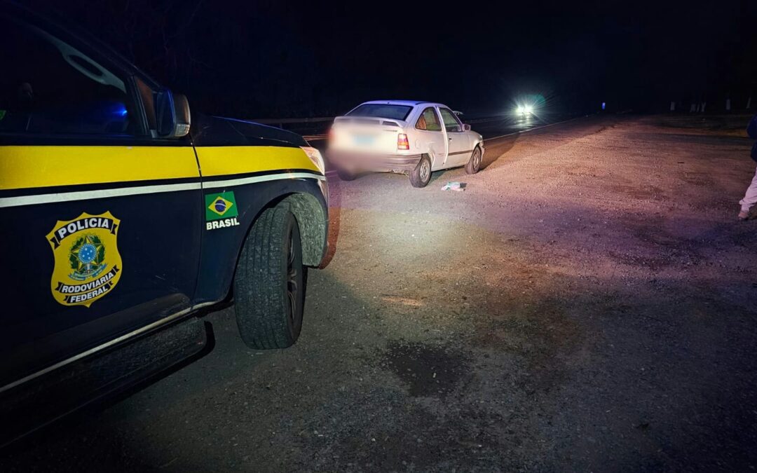 PRF prende casal com drogas na BR-386
