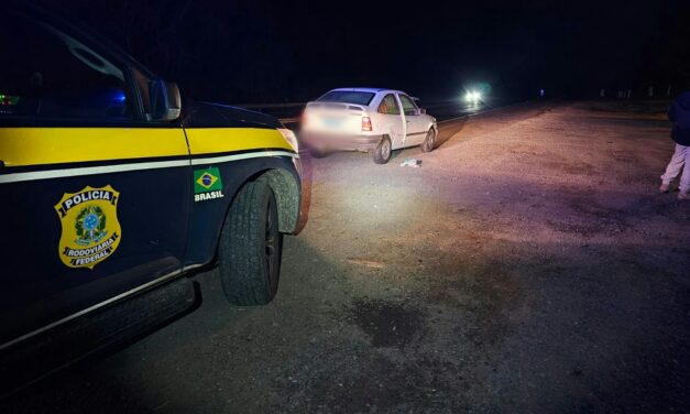 PRF prende casal com drogas na BR-386